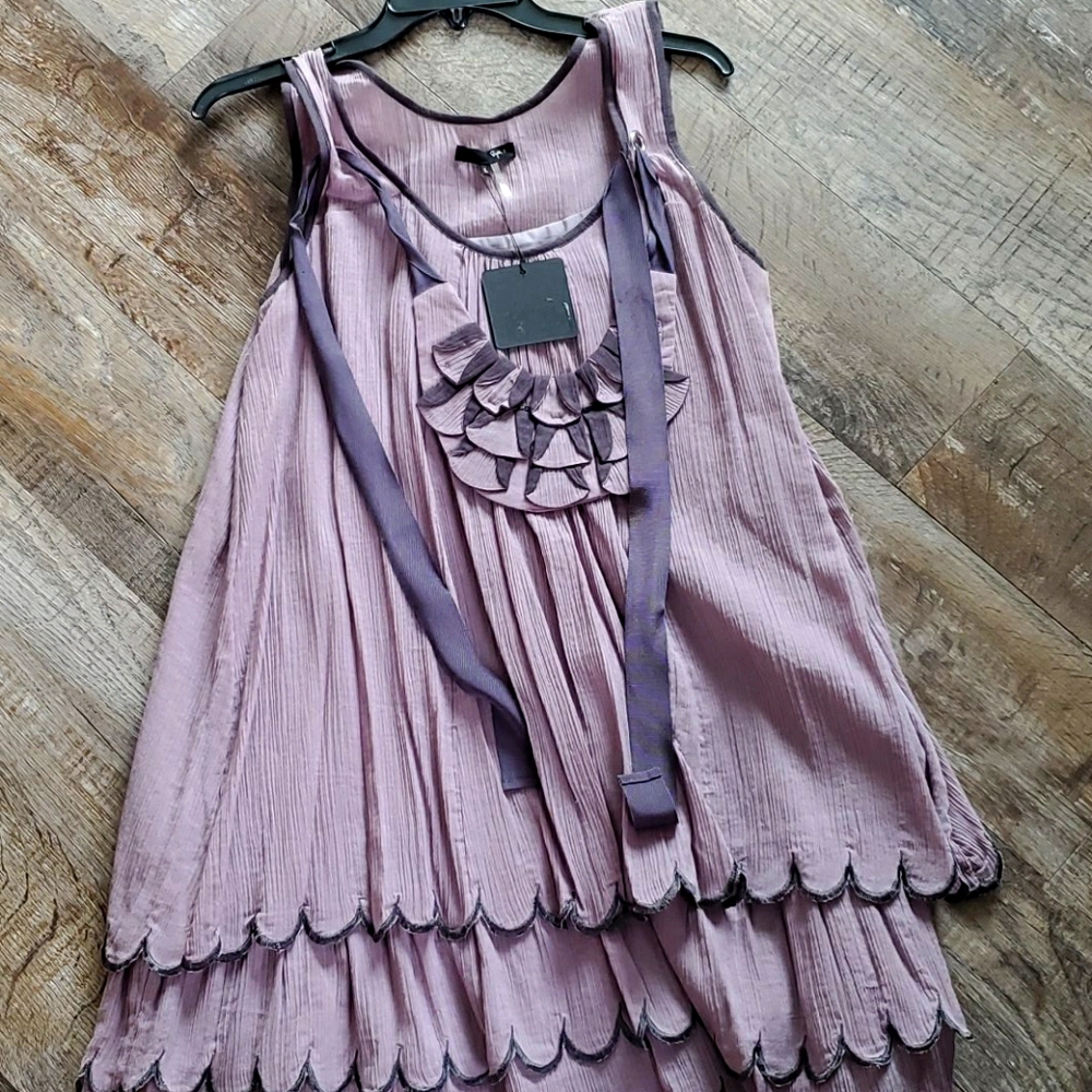 Never worn boutique purple dress